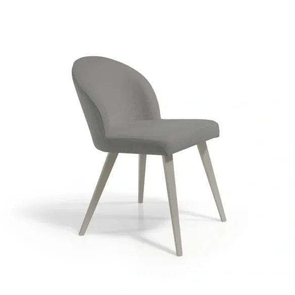 Silla EDA B tapizada, colores y acabados | Mobles Nacher