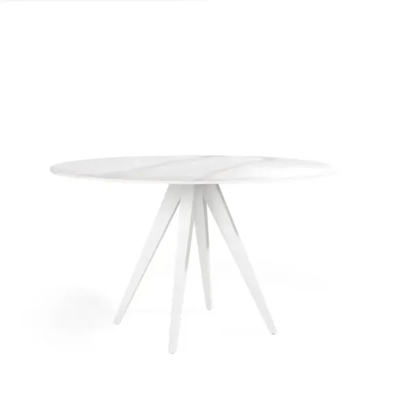 Mesa de comedor redonda AUGUST A KERAMIC - Muebles Nacher