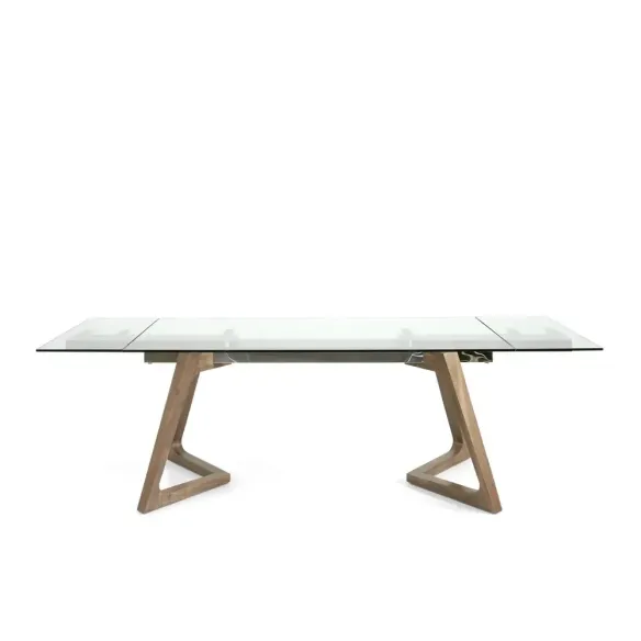 Mesa de comedor extensible NIL EXT GLASS - Muebles Nacher