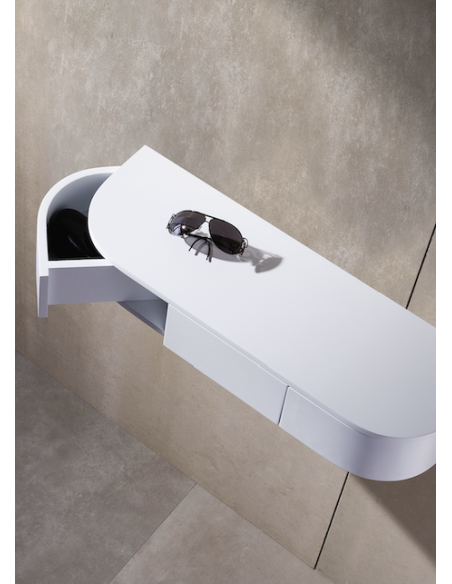 Consola lacada en blanco brillo MIA CONSOLA - Muebles Nacher