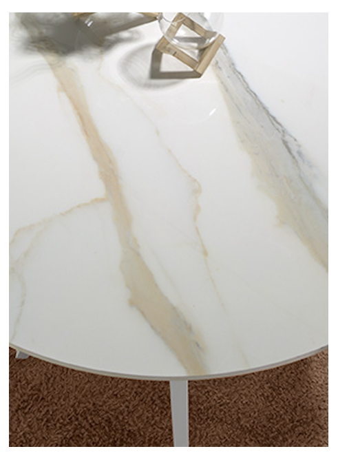 Mesa de comedor redonda AUGUST A KERAMIC - Muebles Nacher