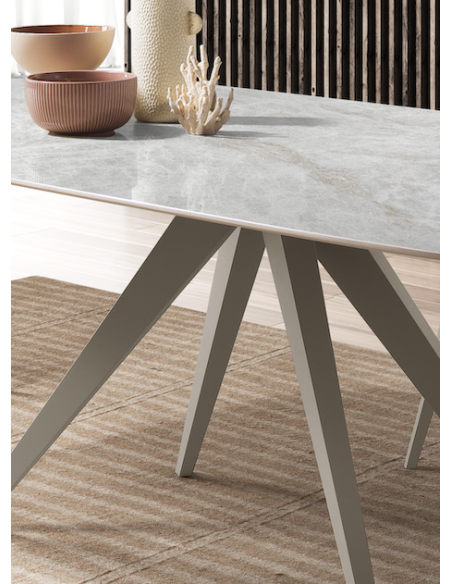 Mesa de comedor rectangular  AUGUST B KERAMIC - Muebles Nacher
