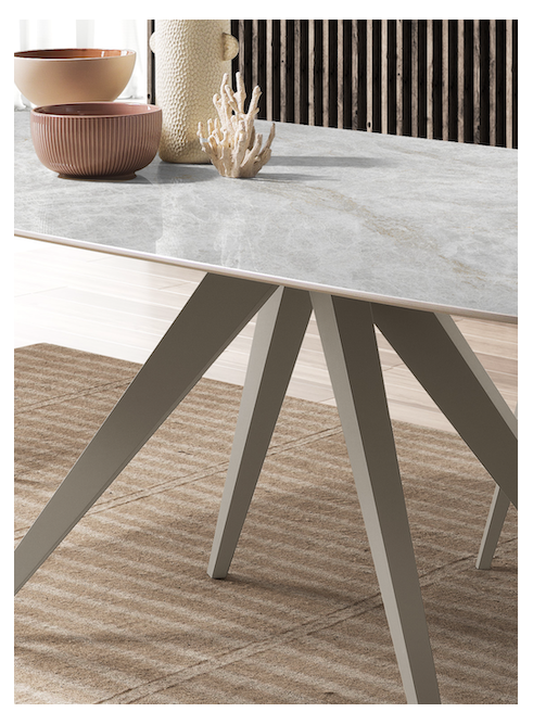 Mesa de comedor rectangular  AUGUST B KERAMIC - Muebles Nacher