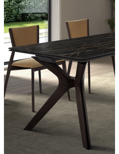 Mesa de comedor extensible LIN EXT KERAMIC - Muebles Nacher