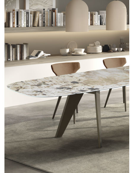 Mesa de comedor extensible TAVOLO EXT KERAMIC - Muebles Nacher
