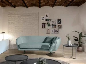 Sofá de diseño azul