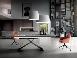 Zonas residenciales con muebles de diseño